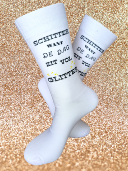 Print Schitter want de dag zit vol glitter