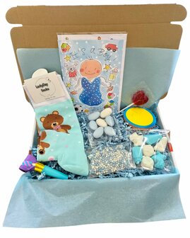 Kraam cadeau baby geboren brievenbus 