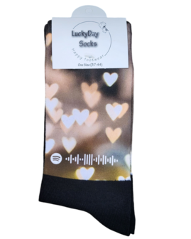 Song Sock &quot;Harten lichtjes&quot;